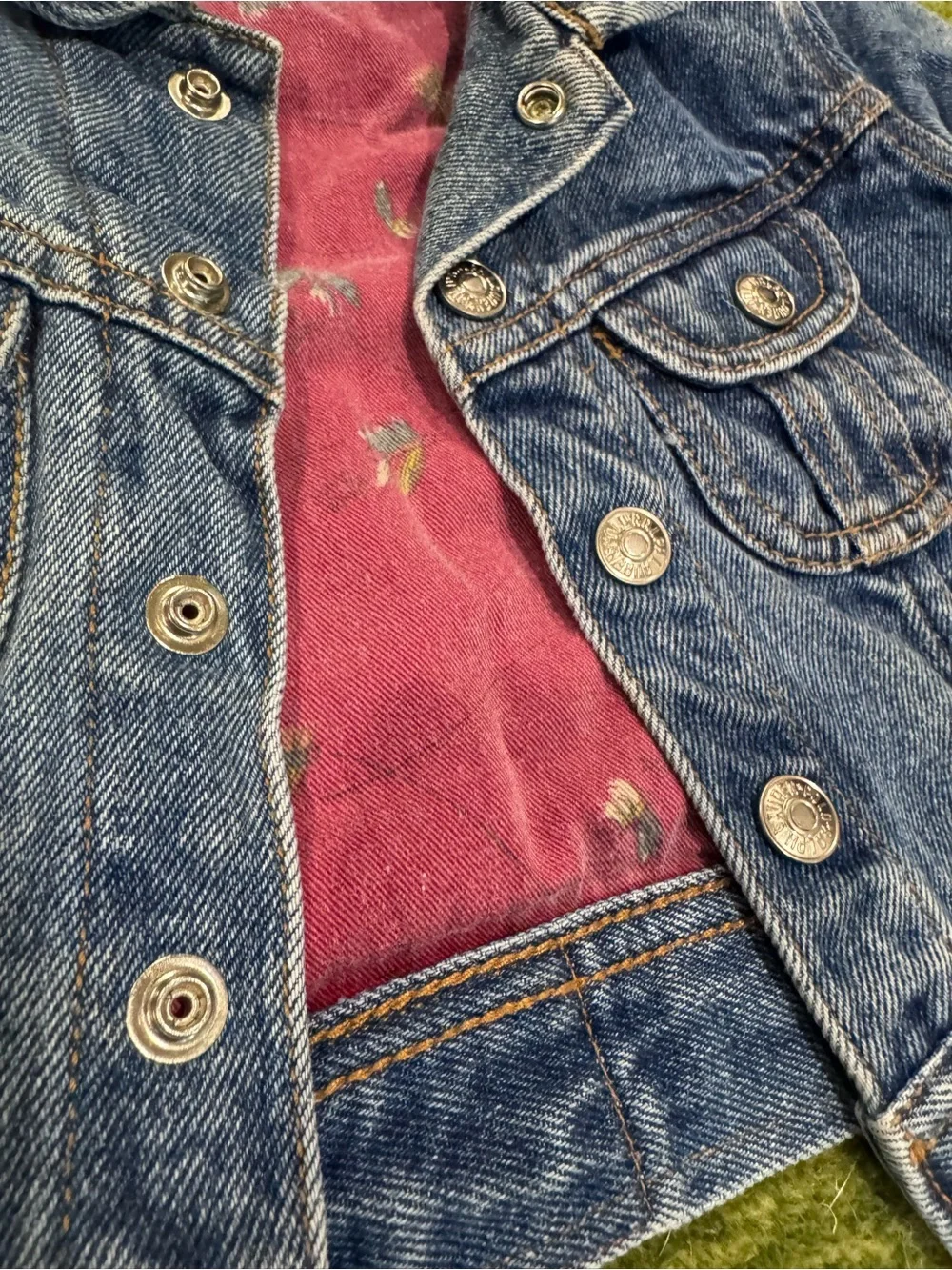 Vintage 1980 Ralph Lauren denim jacket babies 3 months to 12 months rare mallard